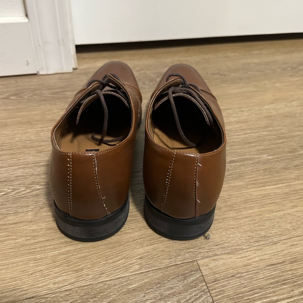 Express Brown Dress Shoes Mens Size 11 - Picture 5 of 9